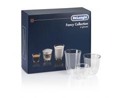 DeLonghi 5513296671 DLKC302 Delonghi Fancy Box - Juego de 6 vasos térmicos, transparente
