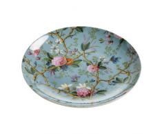 Maxwell & Williams Kilburn WK05520 Platos de postre, diseño de jardín victoriano, 20 cm, en caja de regalo, porcelana