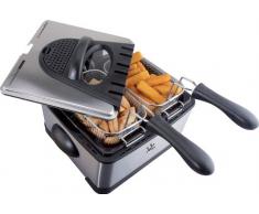 Jata FR700 Freidora, 2000 W, 4 litros, 0 Decibelios, Acero Inoxidable