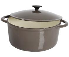 Crealys 513360 - Cocotte redonda, hierro fundido, diámetro de 26 cm