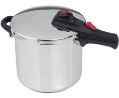 Bastilipo 10L Olla Rápida De Acero Inoxidable 10 Litros, Gris