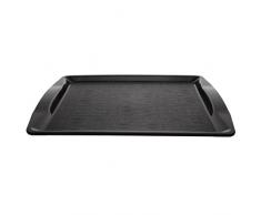Kristallon bandeja de comida rápida CM940 asas negro, 430 mm x 305 mm x 25 mm