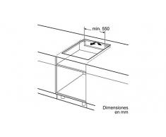 Balay 3EB865FR - Placa de inducción de 60 cm de ancho, bisel delantero, 3 zonas de inducción, control táctil, color negro