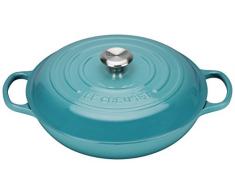 Le Creuset Cocotte, Teal, 30 cm