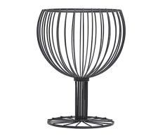Cestas de Fruta para 1PCS Cocina, Copa de Vino Hierro Forjado Snack Cesta de Aperitivos Bandeja del Postre Fruit Basket