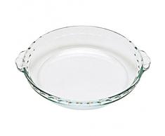 Pyrex Classic - Molde para tarta con asas, 22 cm