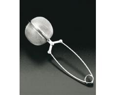 Metaltex 253812 - Filtro de té, Acero Inoxidable, con Pinza, diámetro de 6 centímetros