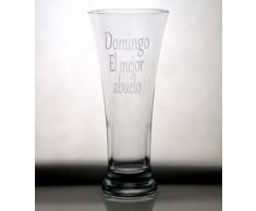 VASO DE CERVEZA grabado y personalizado PARA ABUELO Y ABUELA. Regalo día del padre, cumpleaños, aniversario, jubilación, para hombre o mujer. Regalo práctico, elegante, divertido y original.