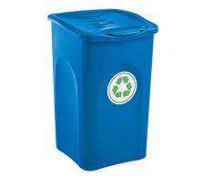 Stefanplast – Cubo de Basura, 50 L, Capri Azul