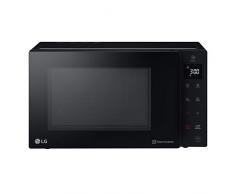 LG MH6535GIB Microondas Grill Smart Inverter Microondas 1000 W, Grill 900 W, Micro+Grill 1450 W, 25 litros de capacidad, Display LED, Plato interior 292 mm, Color Negro