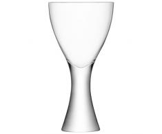 LSA International Elina - Vaso para Agua o Vino, 2 Unidades, Transparente, Transparente, 470 ml
