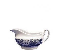 Churchill BLU Willow Georgian - Salsera (340 ml, cerámica, 20 x 8,5 x 8 cm)