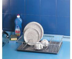 Metaltex Colonia - Escurreplatos con bandeja, 48 x 30 cm