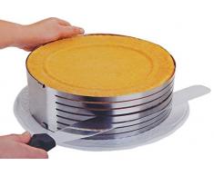 CAOLATOR Cuchillo Inalámbrico Copa - Circular Retráctil Ajustable/Pastel Dispositivo de Capas Múltiples/Utensilios Para Repostería/Herramientas de Horno/DIY Herramienta