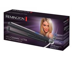 Remington S5505 Pro Ceramic Ultra - Plancha de pelo, hasta 230º C, visor digital, cerámica avanzada, función de bloqueo de temperatura