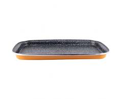 Bergner Hard Bandeja de Horno en Acero de Carbono, 40 cm, Naranja