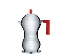 Alessi Cafetera de espresso Pulcina, rojo, 150 ml