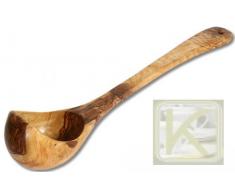 Cucharón de madera de olivo (30 cm).