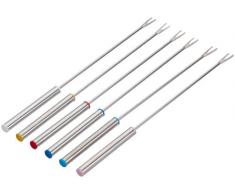 Fackelmann 48493-6 tenedores para fondue de acero inoxidable, 24 centÃmetros