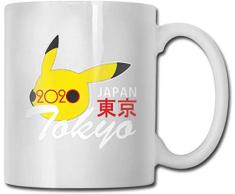 wwwwwww FeFeStore Tokio 2020 Tazas artesanales únicas de Navidad de Vacaciones de cerámica para Hombres y Mujeres Tazas de té Tazas de café