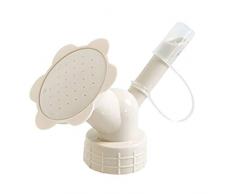 RETYLY 2 En 1 Boquilla de Riego de Rociadores de Plástico Para Riego de Flores Botella de Riego Regadera de Latas Alcachofa de La Ducha Herramienta de Jardín Beige