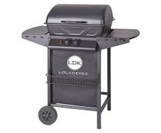Barbacoa de gas para jardín de acero negra Factory - Lola Derek