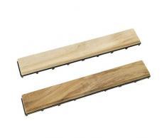 PAPILLON 8043705 Borde Remate Para Loseta Madera Teca (Macho)