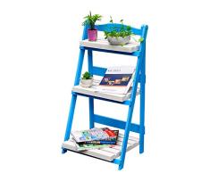 ZWJ J-Plant Soporte para macetas de 3 Capas, para Plantas, Flores, Taburete de Mesa, Exterior, Interior, salón, balcón