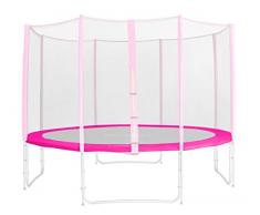 Envoltura de los bordes fucsia para trampolín de jardín 1,85m - 4,60m PVC - RA-1956 - Size 2,45 m 3L