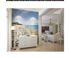 Ytdzsw Gran Fondo De Papel De Pared De Mural De Pared 3D Mural De Piedra De Adoquín Para Sofá Fondo De Comedor Murales De Foto 3D Papel De Pared-350X245Cm
