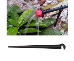 everpert 50 x gancho fijo soporte de tallos para manguera de agua de riego de goteo de 4/7