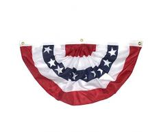 Mumusuki Bandera de América Jardín Americano Asta de la Bandera Bandera de los Estados Unidos Estrella patriótica Rayas Bandera Decoración al Aire Libre