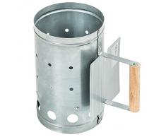 TecTake Encendedor para Barbacoa carbón Chimenea Cubo ascuas BBQ Grill Parrilla galvanizado