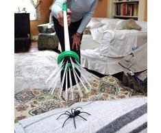 NALCY Diseño de Mano Colector de Insectos capturador de araña Trampa de Insectos de Mano Control de plagas de jardín Spider Insect Catcher - Verde
