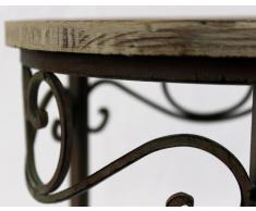 Taburete Malaga 11135 macetas (redondo de 72 cm flores columna mesa auxiliar