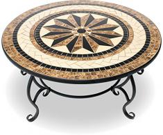 Centurion Supports Fireology TOPANGA de gama alta de lujo de jardín y patio calentador Brasero Fogón / Mesa de café / Barbacoa y el cubo de hielo de múltiples funciones con azulejos de cerámica