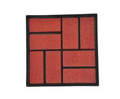 bozitian - Plantilla para Molde de hormigón para Molde de Piedra Natural, pavimento de Piedra Natural, adoquines, adoquines, Placas de terraza, Placas de pisada, Caminos 40404 cm, para jardín