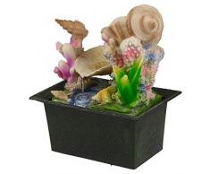 Cascada de agua calmante, efecto de Feng Shui, para interior, para mesa de escritorio, Récif De Corail
