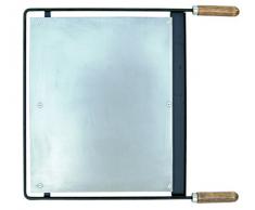 IMEX EL ZORRO Plancha para Barbacoa, INOX, 49 x 41 cm, Gris, 71632