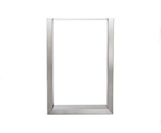 Mesa estructura acero inoxidable TU100 500 mm de ancho pie de mesa mesa pata pata estructura