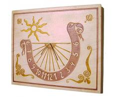 Reloj de sol en piedra natural numeros decimales
