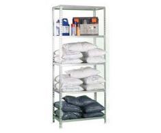 Estantería Metálica Simonclick 5/500 Plus galvanizado, Kit Simonclick, 2000x1000x300, 5 estantes, Simonrack