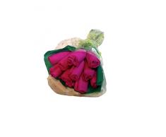 Ramo de rosas DODOT 12 pañales morado
