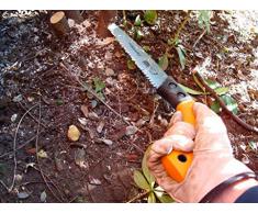 Fiskars Sierra para madera verde, Funda incluida, Cuchilla: 33 cm, Negro/Naranja, SW84, 1001620