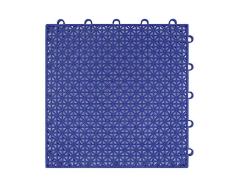 Suelo flotante plastico para jardín exterior deportes Baloncesto Piscina 25x25x1.25cm 16 piezas / 1m2 - suelo plastico rejilla (Baldosas 25x25cm 16 piezas/1m2 azul)
