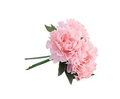 Arreglo de flores artificiales de peonias tipo hortensias de seda de HLHN para decorar oficinas, hogares, escritorios, jardines, ramos de matrimonio, fiestas en el jardín.