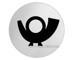 OFFORM Señal Pictograma en Acero INOX Ø 75mm No.8513 Buzón