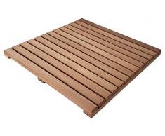 Loseta rígida en madera de teca tratada con aceite vegetal protector - Suelo exterior