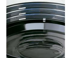 Algon AB23 Barbacoa, Altura de 66 cm, Color Negro, Cuerpo de Acero esmaltado
