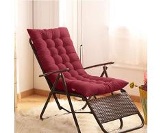 Niulyled Cojín de la Silla de Salón, Chaise Mecedora Cojín de Algodón Cojín de Sofá Tatami Mat con Alto Respaldo para Sillas de Balcón O Asiento al Aire Libre (50 Pulgadas).